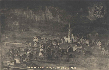 Saalfelden im Jahr 1734